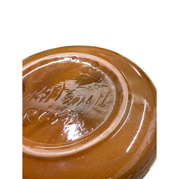 Vintage Native American Indian Sioux Pottery Vase Signed J Kill Handmade Brown - Picture 9 of 13